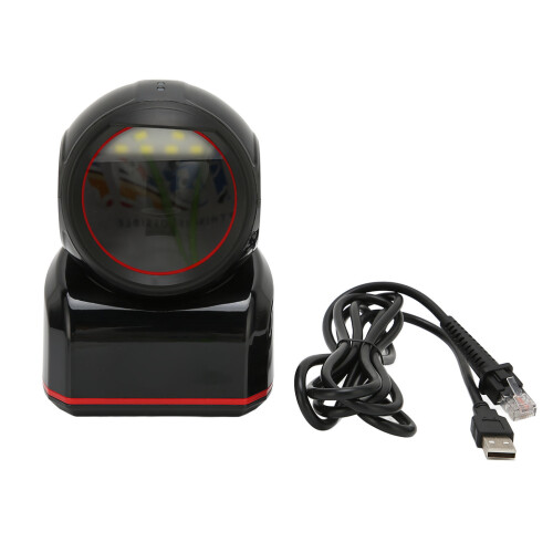 QR Barcode Reader, Automatic Image Sensing, Non-slip Base for Stable Operation in Supermarkets 1