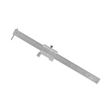 Stainless Steel Parallel Marking Gauge 0200MM Range Vernier Caliper Style Precision Measuring Tool