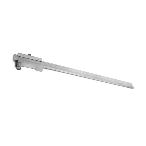 Stainless Steel Parallel Marking Gauge 0200MM Range Vernier Caliper Style Precision Measuring Tool 1