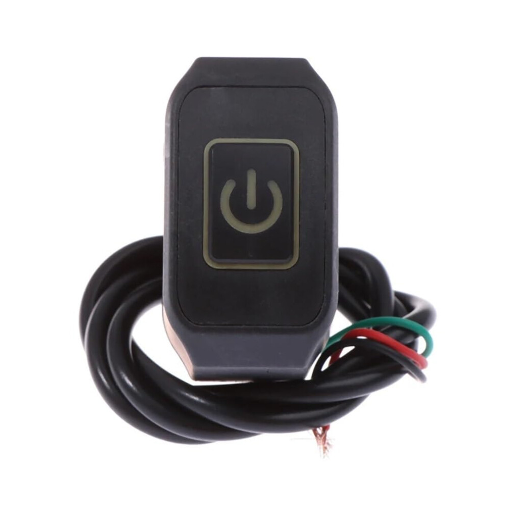 Motorcycle Handlebar Control Switch With Headlight Horn Lamp, Multifunction Weatherproof Yellow 9199774003568
