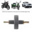 Universal Valve Lapping Tool Kit with 5 Suction Plates for Small Engines; 4