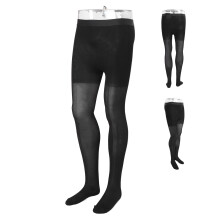 Kompressions-Elastikstrumpfhosen 15-20mmHg Schwarz Dünn Dehnbar für Reisen & Zuhause