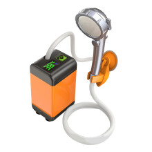 Electric Portable USB Rechargeable Camping Pump For Hiking Head And Outdoor Shower Compact Lightweight