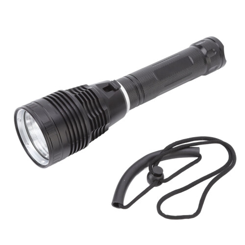 Rechargeable Dive Torch Underwater Flashlight Super Bright LED IPX8 Waterproof Scuba Light with 3 Lighting Modes and Constant Current Circuit,