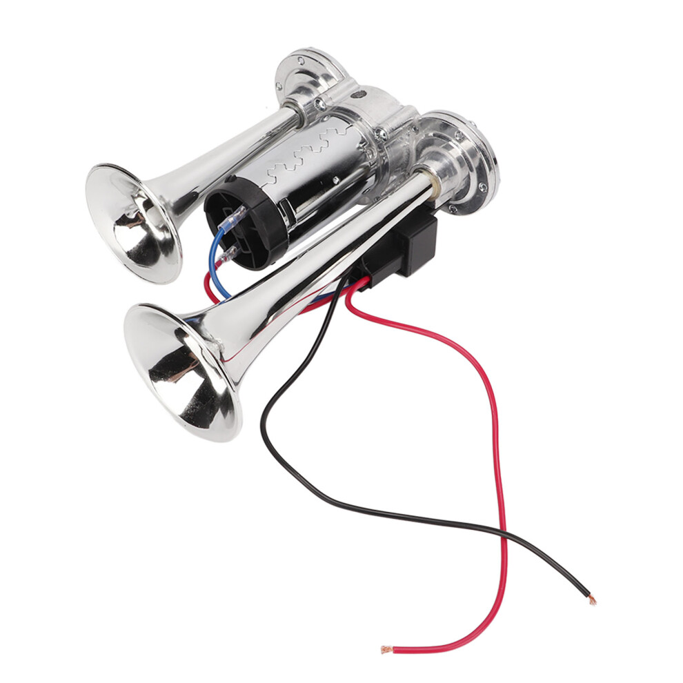12V 130Db Dual Trumpet Air Horn For Car Truck Boat Suv Motorcycle 5001375219153