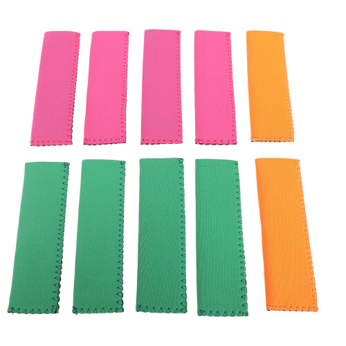 10 Stück Eis-Pop-Hüllen aus Neopren-Gummi, 1