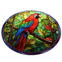 Bird Collision Warning Stickers, Stained Glass Window Cling, Static Cling Decal, Decorative Window Sticker For Glass