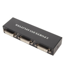 Splitter DVI 1x2 Supporto 1920x1440, 2 porte, alluminio, 10m