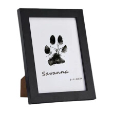 Paw Print Kit for Dogs Cats and Babies Inkless Clean Touch Safe NonToxic Handprint Footprint Frame