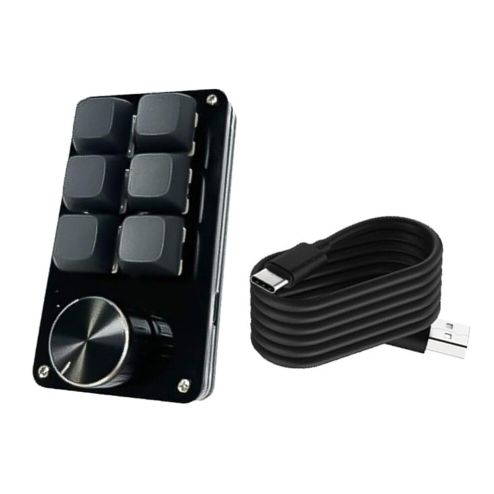 3Key/4Key/6Key/8Key Mechanical Macro Keypad With Knob, Hot Swappable Switches, Pc Compatible, For Gamers, Programmers 9199774004213