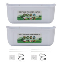 2PCS Hängende Geflügel Feeder Kunststoff Vieh