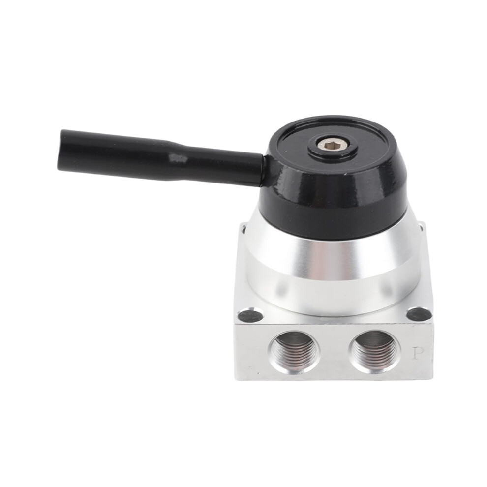 G1/4 3 Position 4 Way Pneumatic Hand Lever Valve Aluminium Alloy Manual Control For Packaging 9199774004428