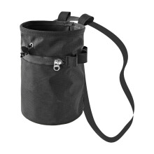 Chalk Bag Waterproof With Adjustable Waist Belt Zippered Pocket Gear Organizer Gymnastics Rock Climbing Black