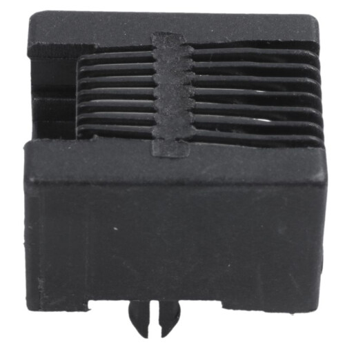 80pcs RJ45 8P8C Computer Internet Network PCB Jack Socket Black 2