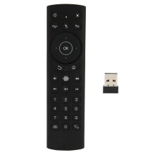 Air-fjernbetjening, stemmestyring, 2.4G trådløs mus med baggrundsbelysning til pc, projektor, smart-tv, Android TV-boks, Nvidia Shield, designet til