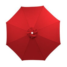 Umbrella Garden Parasol Compact 8Bone 300cm Red For Outdoor Activities Picnic Camping