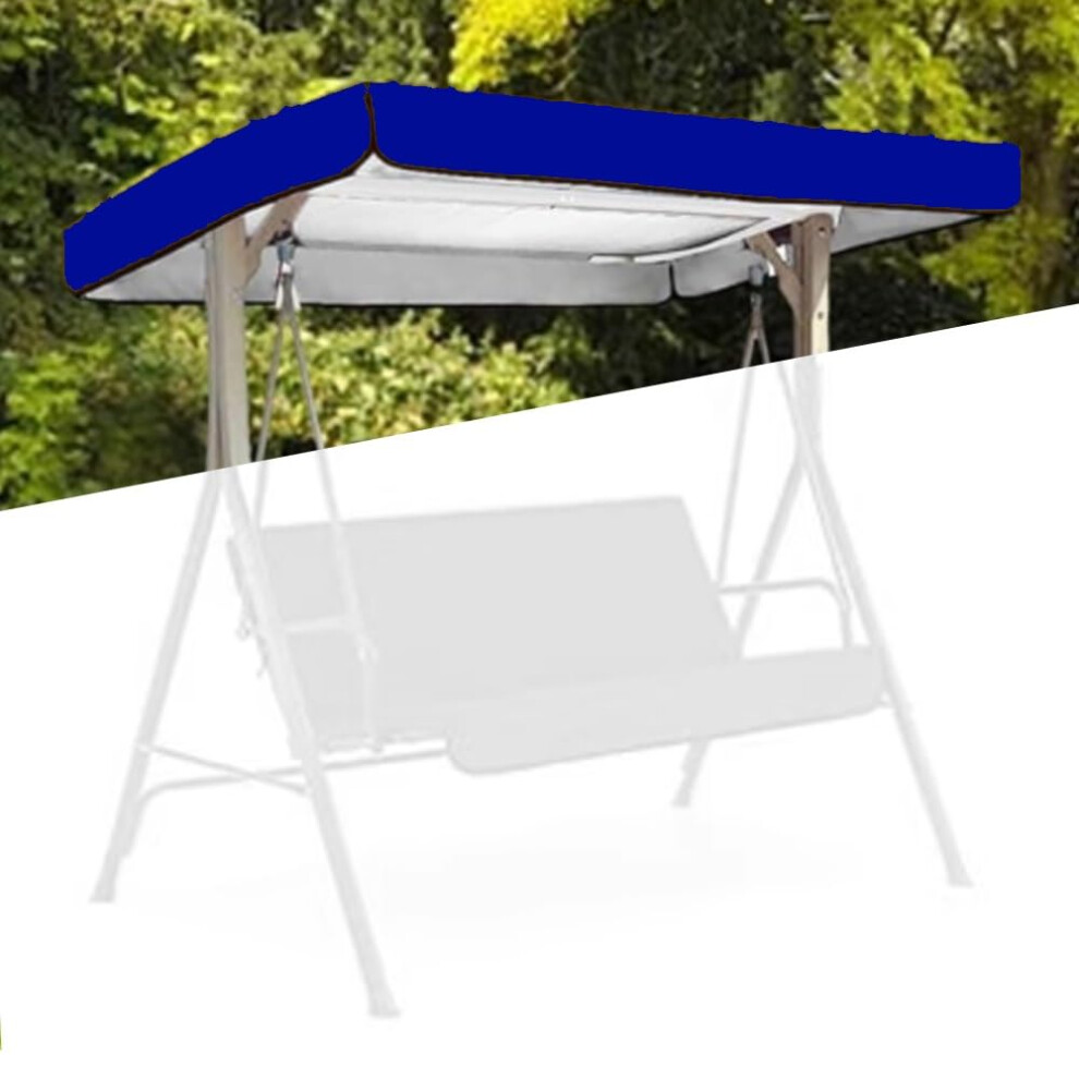 Universal Waterproof Patio Swing Canopy Replacement Cover 75x47 Inch 3Seater Porch Swing Blue 190x132cm Protection-image-OPC-PPS2BDR-NEW