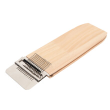 Mini Hand Knitting Machine for Home Use, Pine & Stainless Steel