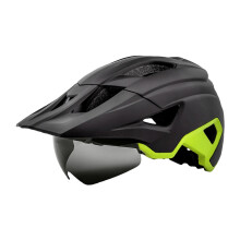 Magnetische Schnappvisiere Fahrradhelm Leichter-Schwarz und Gelb