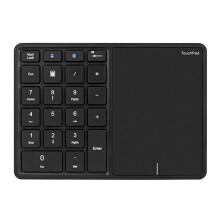 Bluetooth Numeric Keyboard With Touchpad, Rechargeable USB Wireless Keyboard For Android And iOS