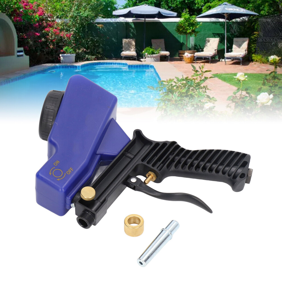 Versatile Sandblasting Kit For Efficient Rust And Paint Removal Blue 3581375230584