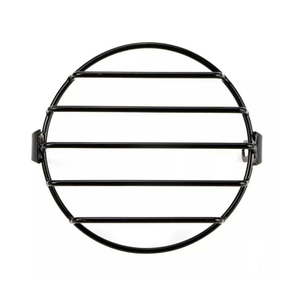 Headlight Grill Cover 7Inch Universal Motorcycle Headlight Protector Metal Lampshade 9347817524727