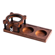 Tamper Station Coffee Holder Space Saving Wooden Tamping Tool