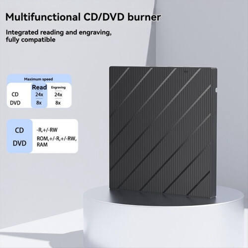USB 3.0 External CD DVD Reader CD/DVD Drive Burner 2