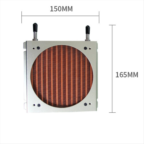High Power Copper Profile Radiator with Conductive 1