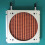 High Power Copper Profile Radiator with Conductive 7