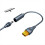 For Mini Extension Cable TYPE-C Male to DC Female 3