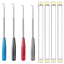4PCS Fishing Hook Remover Tools,Fish Hook Quick Removal Kit with Storage Tube,Fish Hook Separator Extractor Accessories