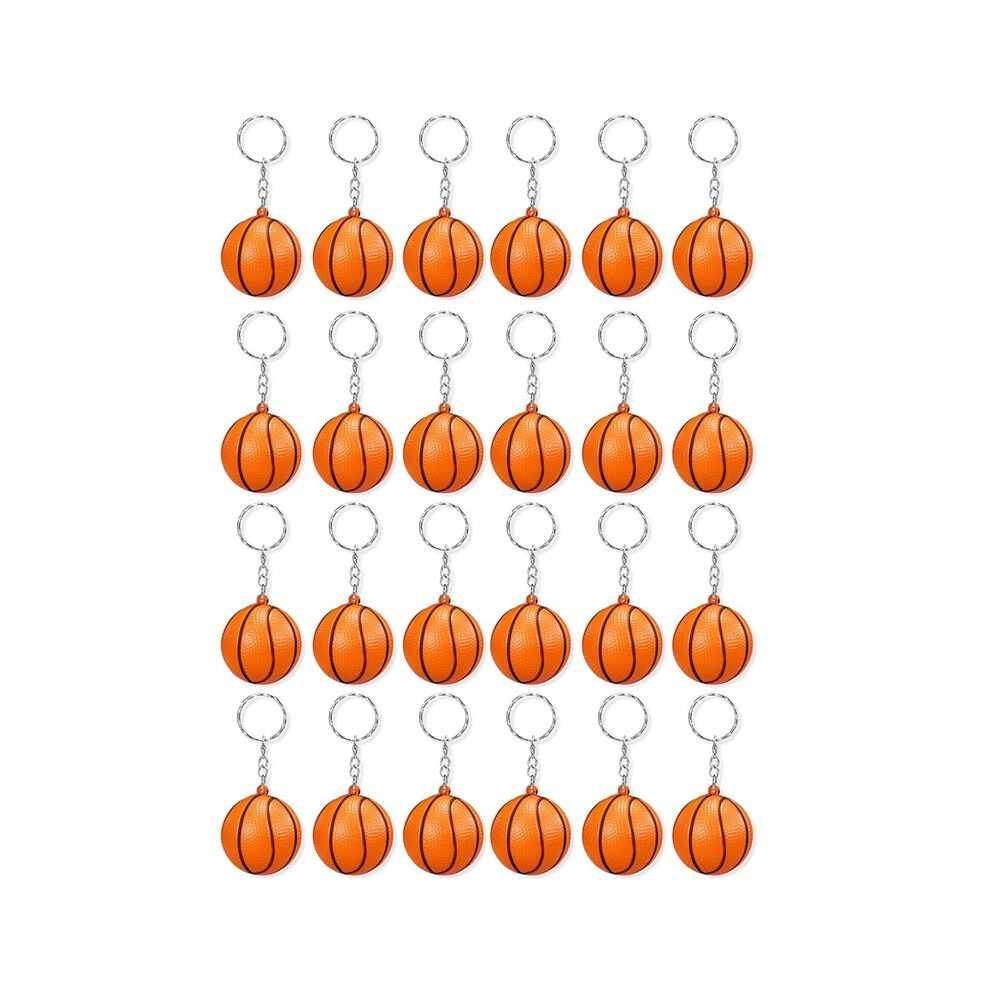 Photos - Basketball Hoop Kopinma 24 Pack Basketball Keychains,Mini Stress Ball Keyc 