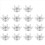 14 Pcs Golf Shoe Spike Replacement Cleat Twist Scr 2