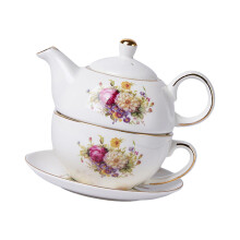 Ceramic Floral Ceramic Tea Kettle Vintage Elegant Teapot Beautifully