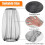 12 Pcs Mosquito Head Mesh Face Fly Netting Hood Pr 4