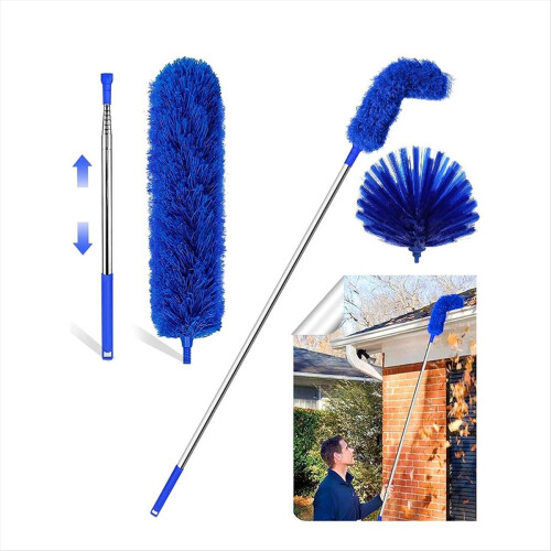 Cobweb Duster with Extension Pole, Spider Web Brus