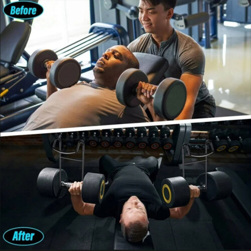 2PCS Dumbbell Hooks Hangers Heavy Power Dumbbells 1