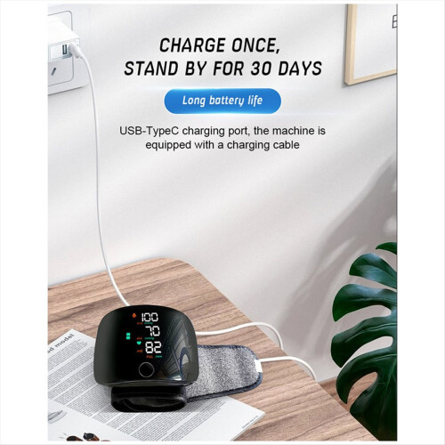 Touch LCD Screen Digital Wrist Blood Pressure Moni