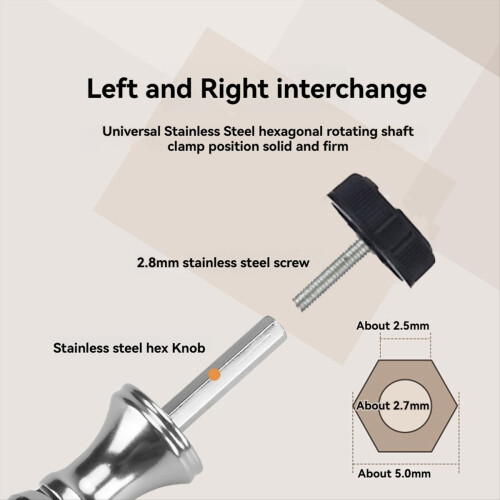 Folding Reel Dual-Grip Handle Replacement Knob Fis 1