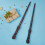 2 Pcs Light Up Wizard Wands Sound Illuminating Toy 3