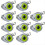 10pcs Swing Jig Head Weights Soft Lure Group Sinke 1