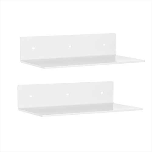 Acrylic Floating Shelf Small Storage Rack Wall-Mou
