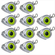 10pcs Swing Jig Head Weights Soft Lure Group Sinke