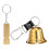 2Inch Loud Bear Bell with Emergency Whistle Solid 1
