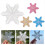 DIY Snowboard Stomp Pads Mat Snowflake Shape for W 6