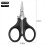 Fishing Stainless Steel Scissors PE Braid Line Cut 7