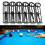 6 Pcs Billiards Table Pocket Rail Billiard Slide T 4