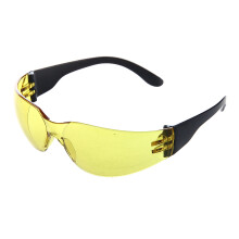 Yellow Clear Lens Indoor Outdoor Sports Safety Gla