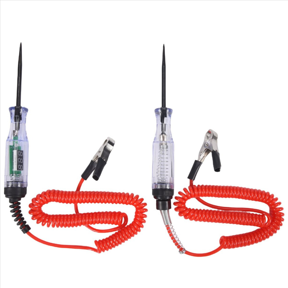 Test 2Pcs, 6V-24V Dc Car Circuit Tester And Light 4853202261801